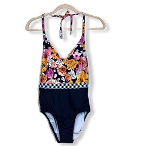 [ Sea Angel ] Floral One Piece Swimsuit